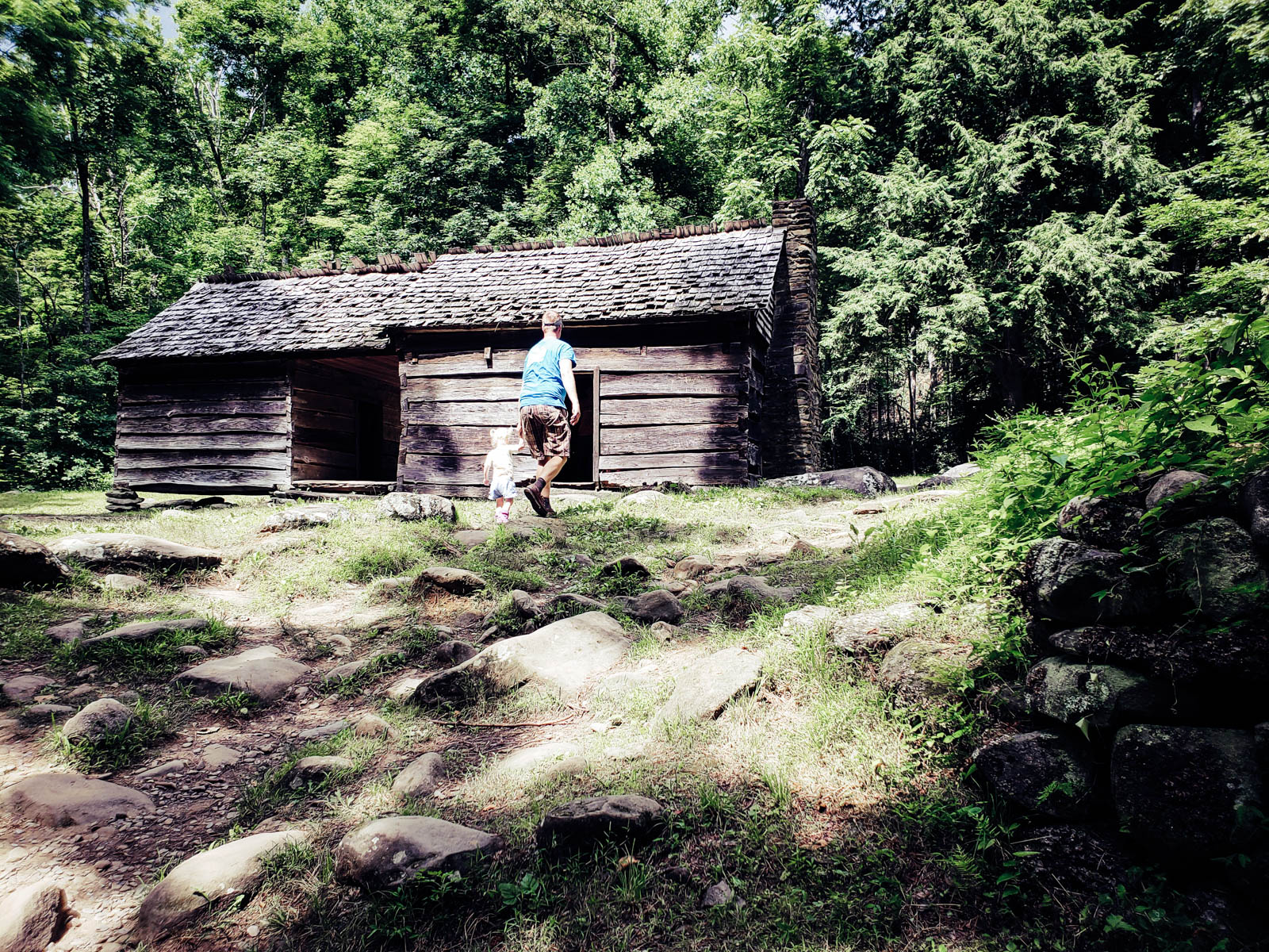 Visiting historical sites in Great Smoky Mountain National Park